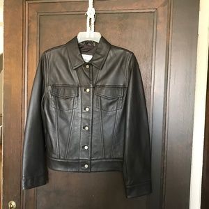 Leather Jacket, Brown